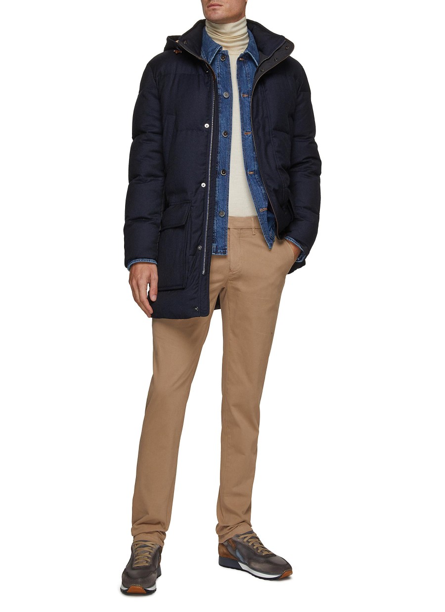 Men CANALI Jackets | Wool Puffer Jacket