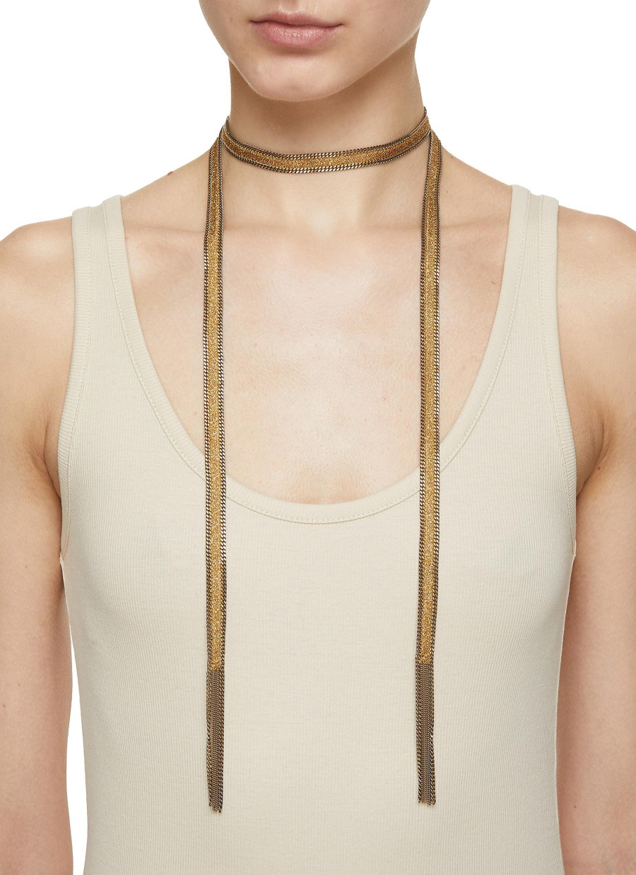 Women MARIE LAURE CHAMOREL Fashion Jewellery | Gold Toned Metal Necklace