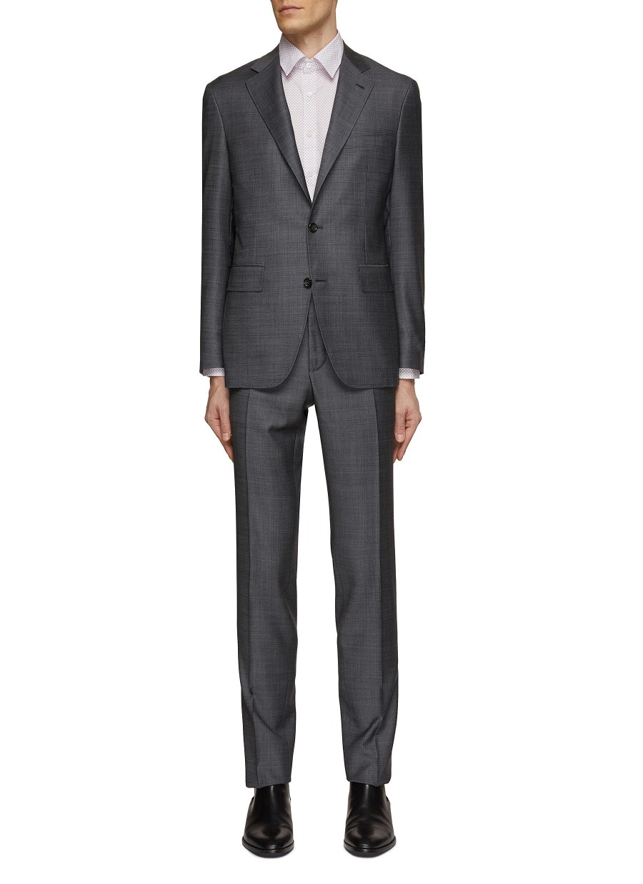 Men CANALI Suits | Kei Single Breasted Wool Suit · Outletquinn