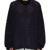 Men DRIES VAN NOTEN T-Shirts | Oversize Hole Cutout Turtleneck Top