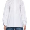 Women CO Tops | Tie Cuff Balloon Sleeve Top