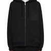 Men VALENTINO Pullovers & Hoodies | V-Plate Pocket Hoodie