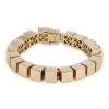 Women EDDIE BORGO Fashion Jewellery | Cube 12K Gold Plated Metal Bracelet