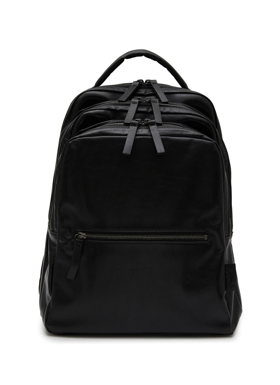 Men MARSÈLL Backpacks | Triparto Leather Backpack