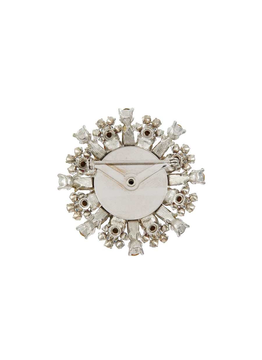 Women LANE CRAWFORD VINTAGE ACCESSORIES Vintage Accessories | Diamante Flower Brooch