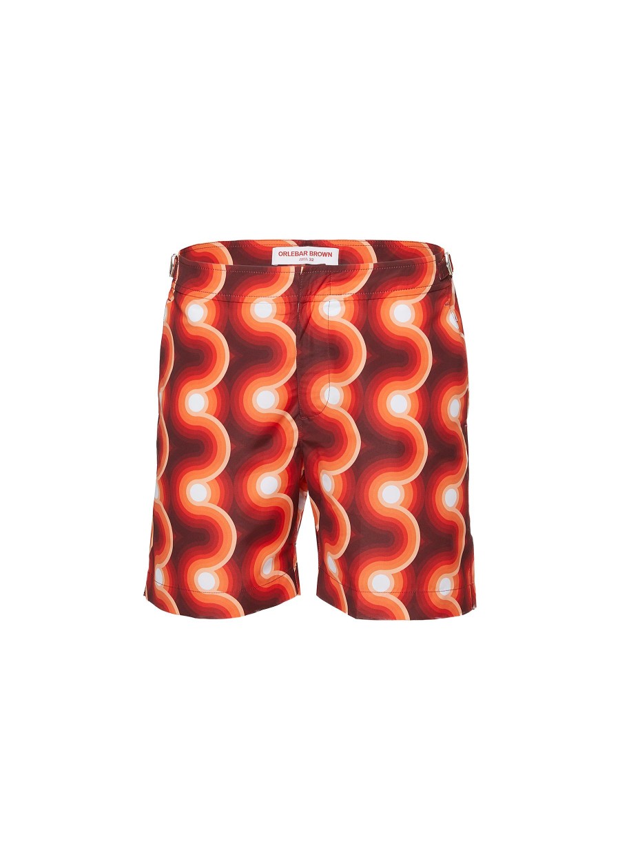 Men ORLEBAR BROWN Swimwear | X Miles Takes Bulldog Allover Print Swim Shorts