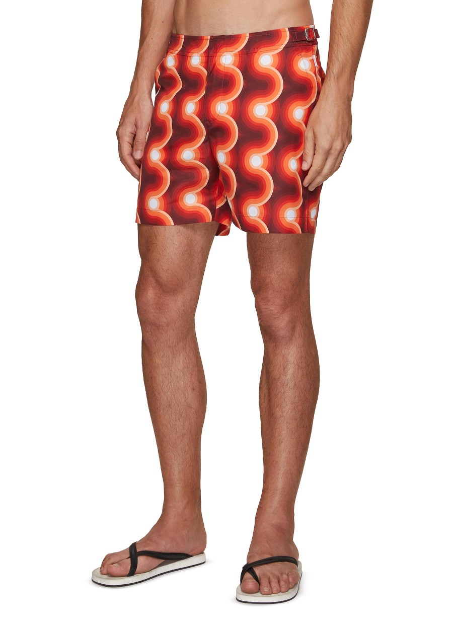 Men ORLEBAR BROWN Swimwear | X Miles Takes Bulldog Allover Print Swim Shorts