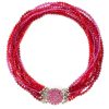 Women LANE CRAWFORD VINTAGE ACCESSORIES Vintage Accessories | Beaded Diamante Necklace