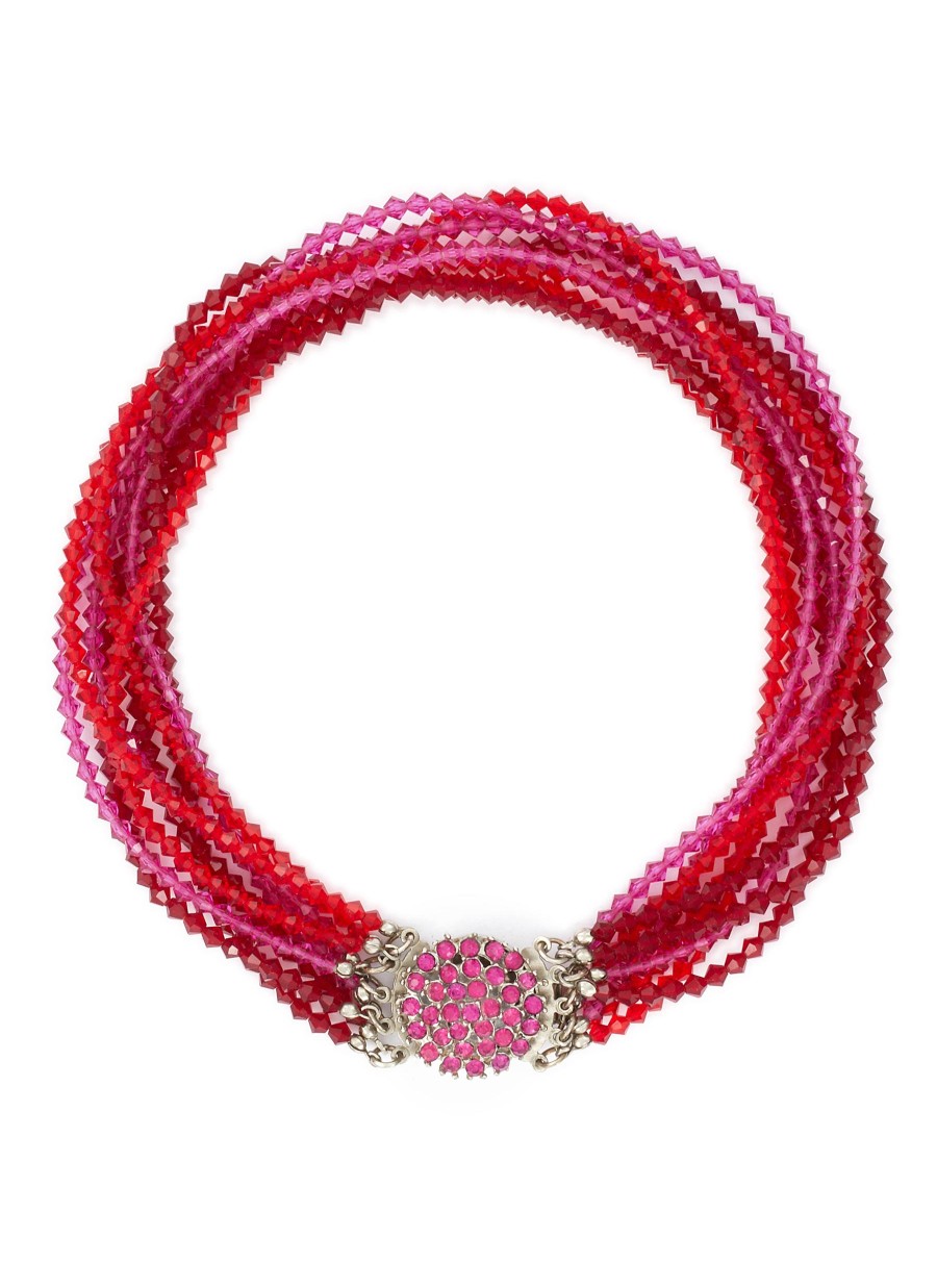 Women LANE CRAWFORD VINTAGE ACCESSORIES Vintage Accessories | Beaded Diamante Necklace