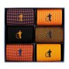 Men LONDON SOCK COMPANY Socks | Dash Of Class Socks Gift Box — Set Of 6