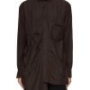 Men ZIGGY CHEN Shirts | Long Sleeve Shirt With Asymmetric Back Pleats