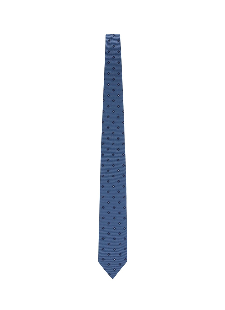 Men STEFANOBIGI MILANO Ties | Floral Jacquard Silk Twill Tie