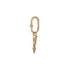 Women MÉTIER BY TOMFOOLERY Fashion Jewellery | Diamond 9K Gold Single Clicker Earring