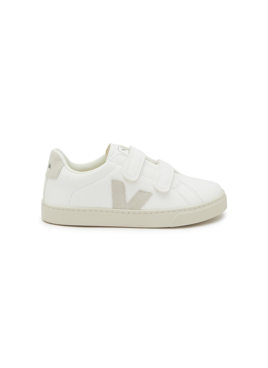 Women VEJA Shoes | Esplar Velcro Leather Kids Sneakers