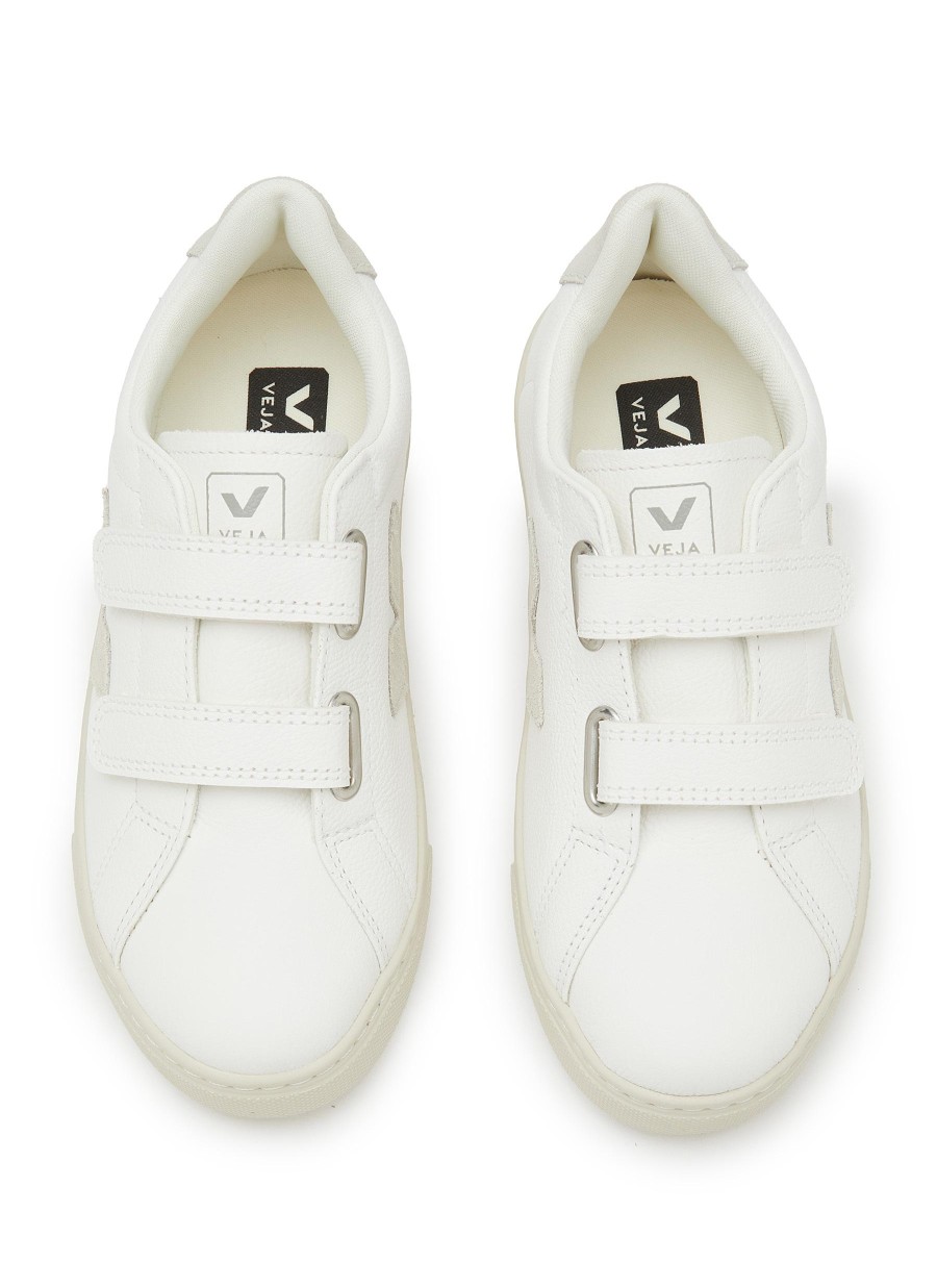 Women VEJA Shoes | Esplar Velcro Leather Kids Sneakers