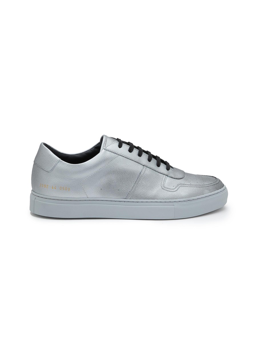 Men COMMON PROJECTS Sneakers | Bball Classic Metallic Leather Sneakers