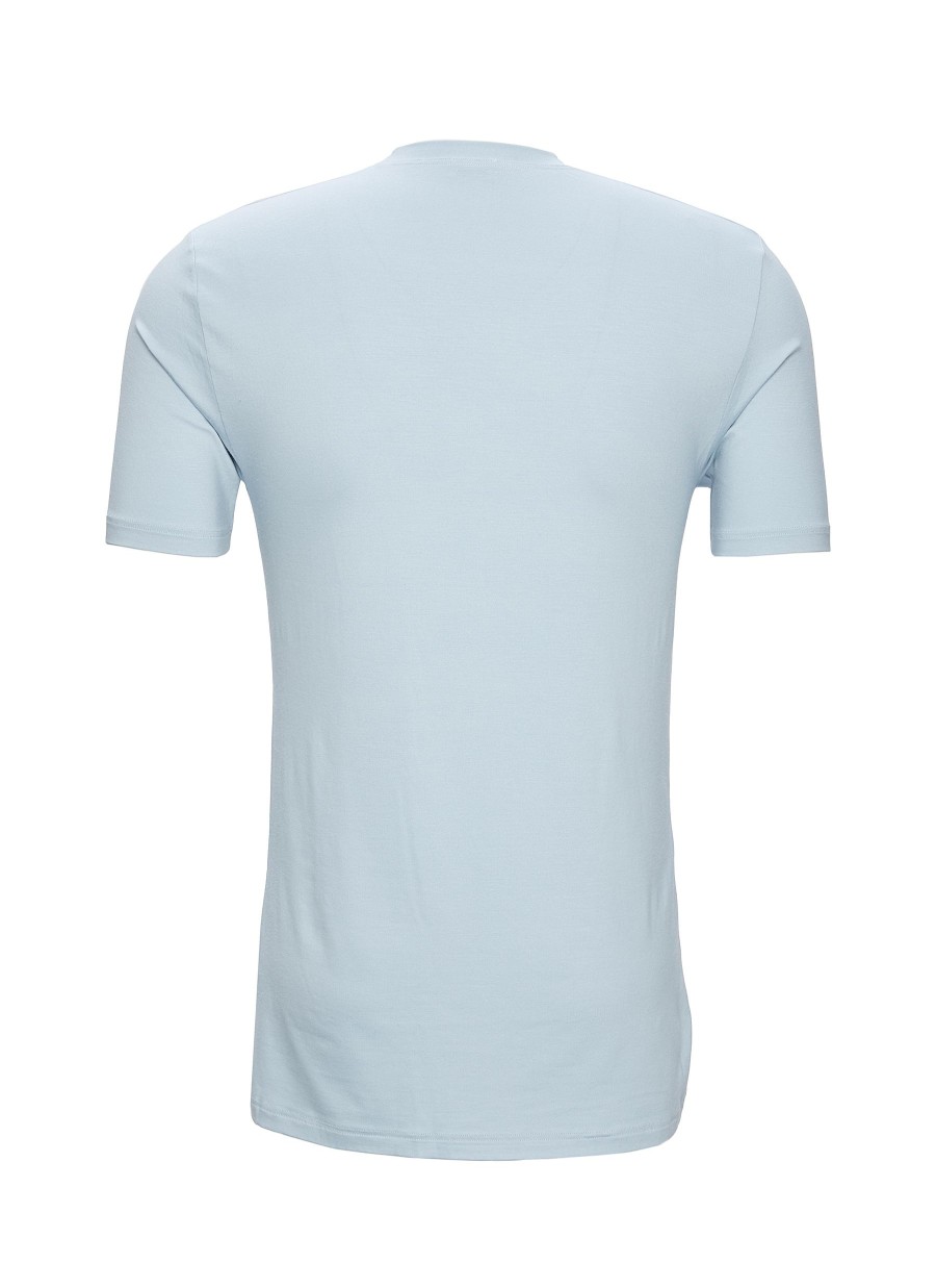 Men ZIMMERLI T-Shirts | Crewneck Short Sleeve Micromodal Blend Undershirt