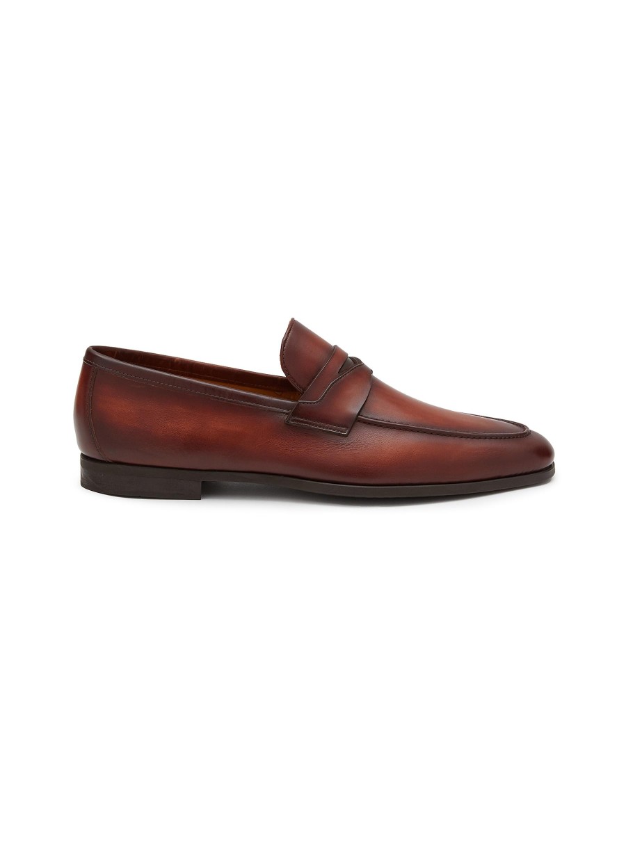 Men MAGNANNI Flats | Delos Leather Loafers