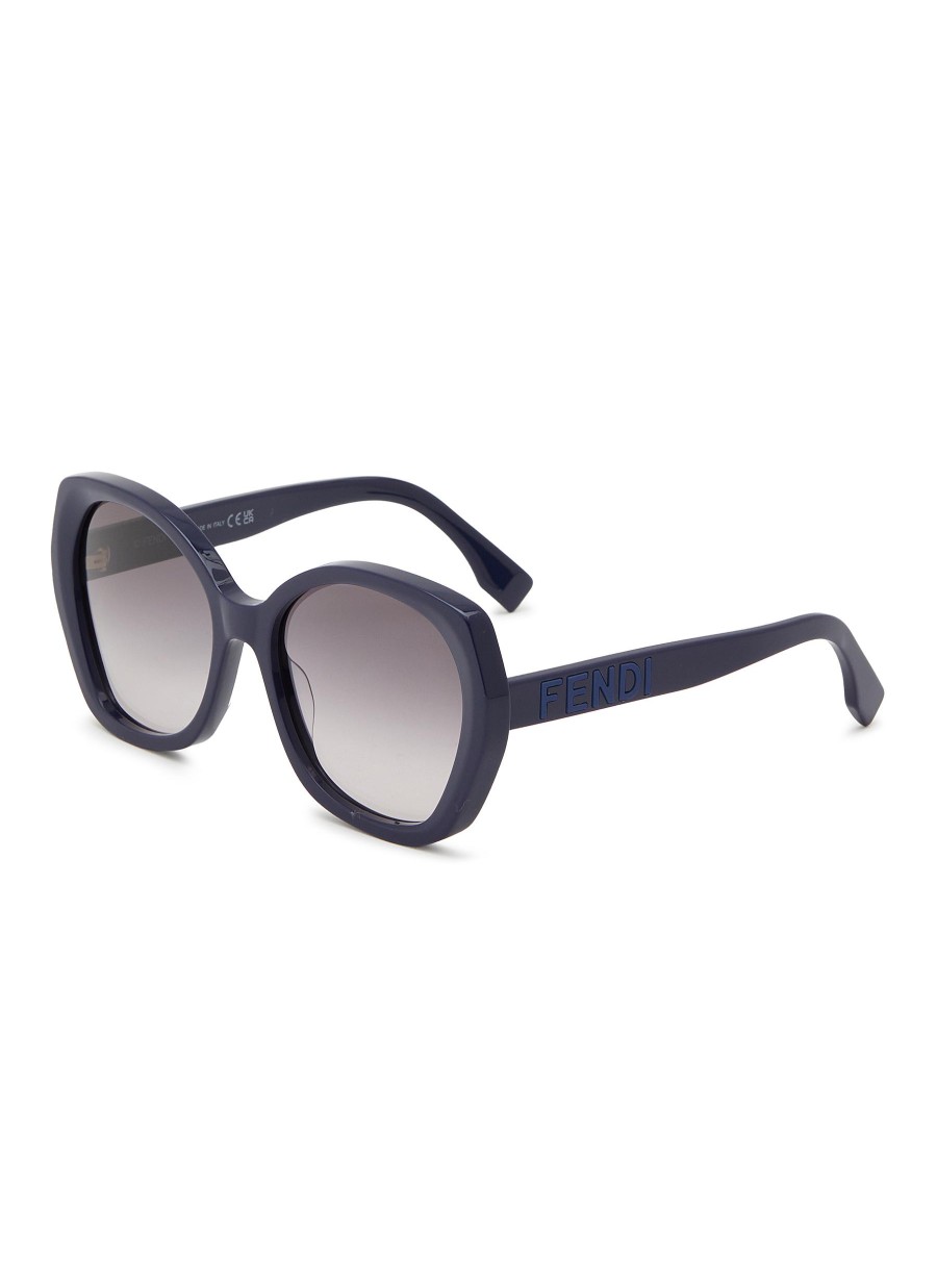 Women FENDI Eyewear | Lettering Acetate Sunglasses