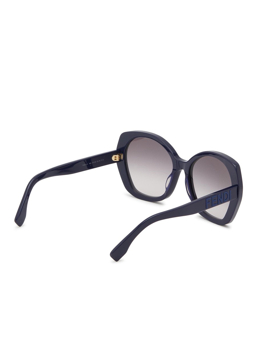 Women FENDI Eyewear | Lettering Acetate Sunglasses