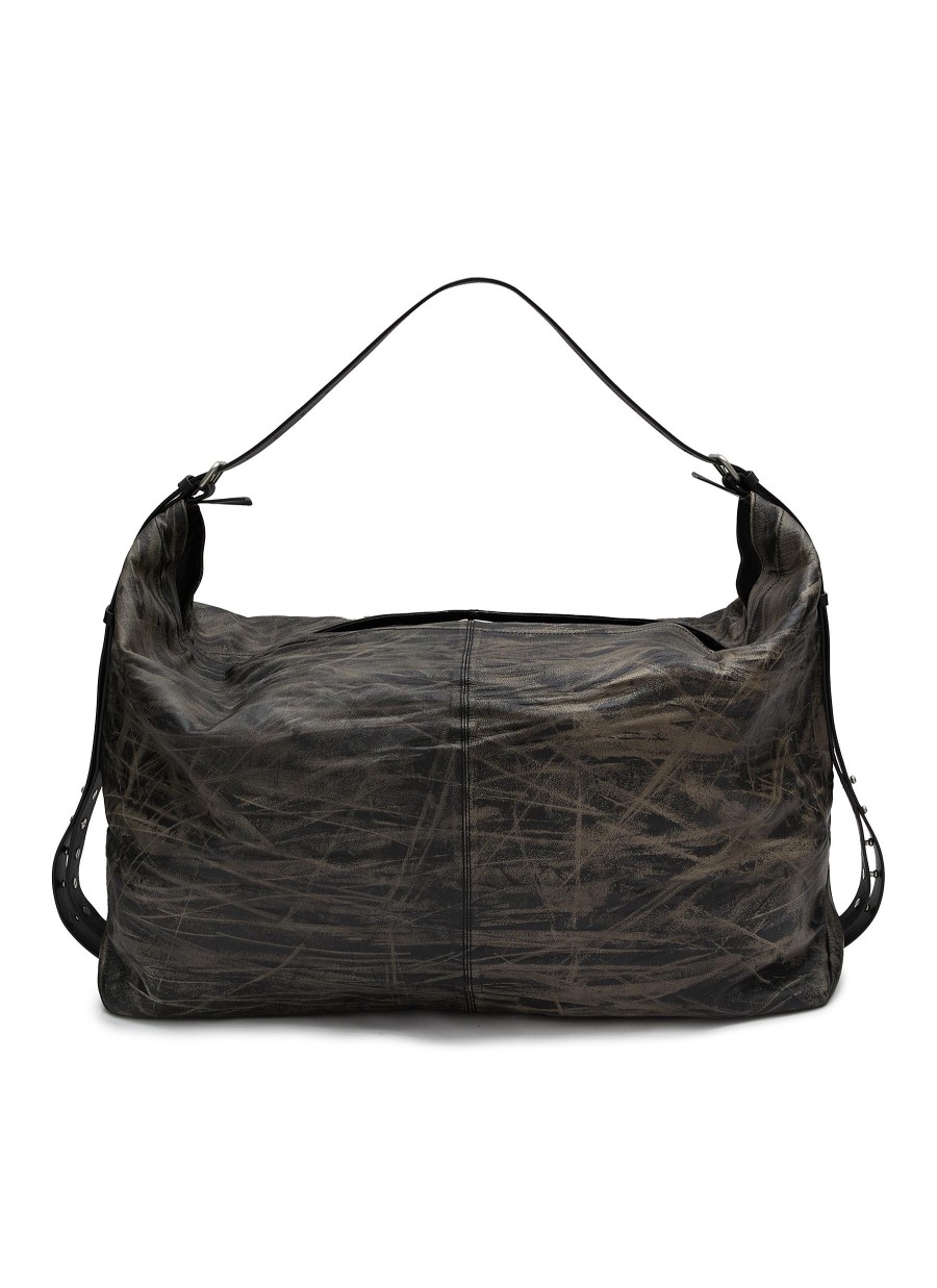 Men JUUN.J Tote Bags | Large Leather Hobo Bag