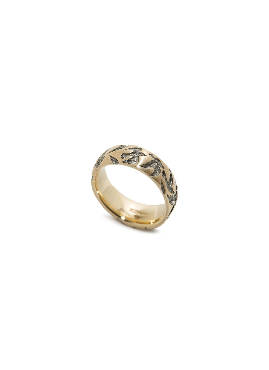 Women CASTRO SMITH Fine Jewellery | Flying Bird 18K Yellow Gold Band — Us 6.5