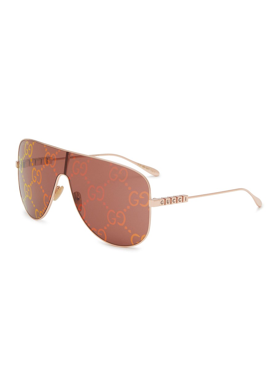 Men GUCCI Eyewear | Metal Aviator Sunglasses