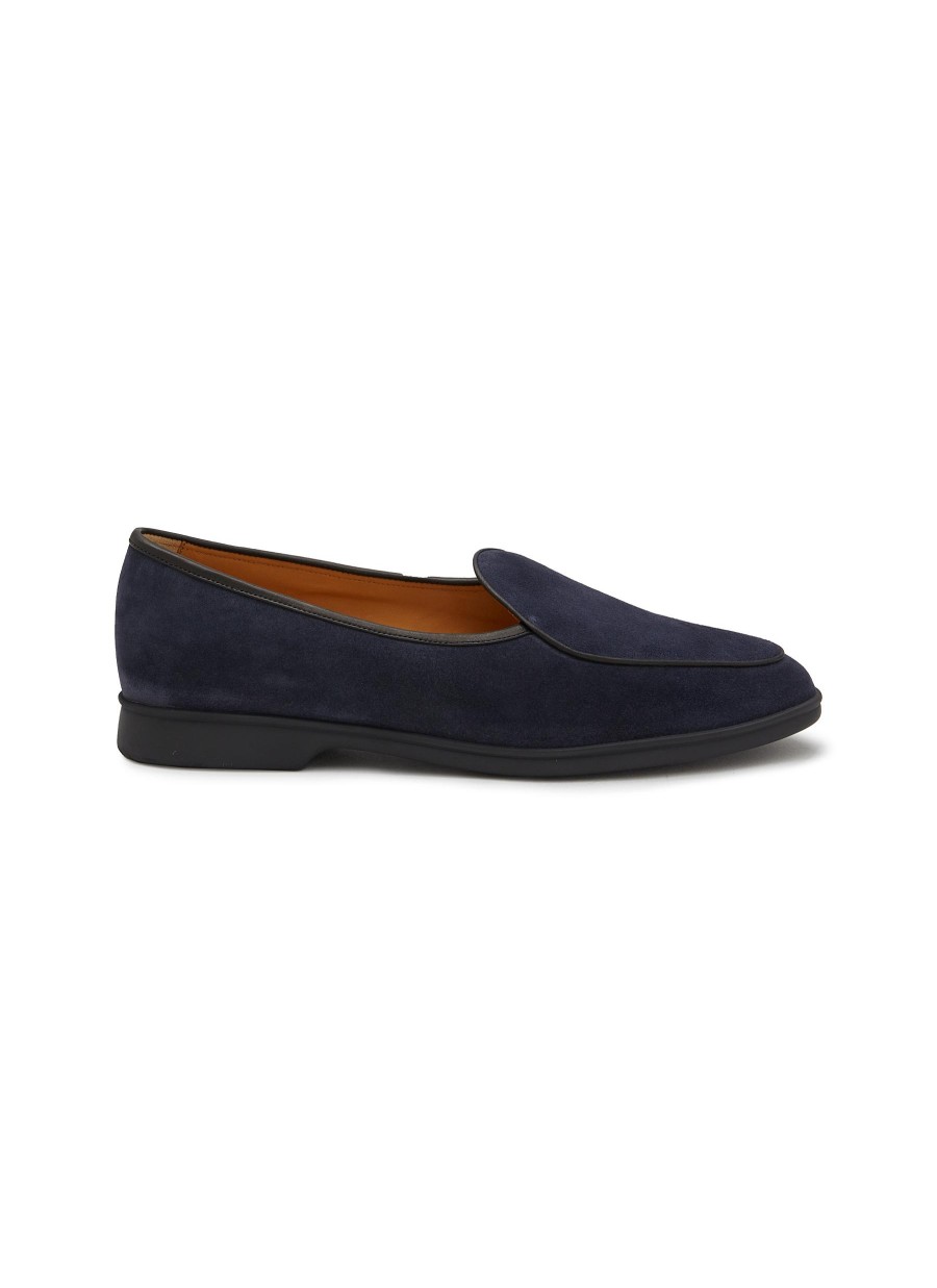 Men BAUDOIN & LANGE Flats | Stride Suede Loafers