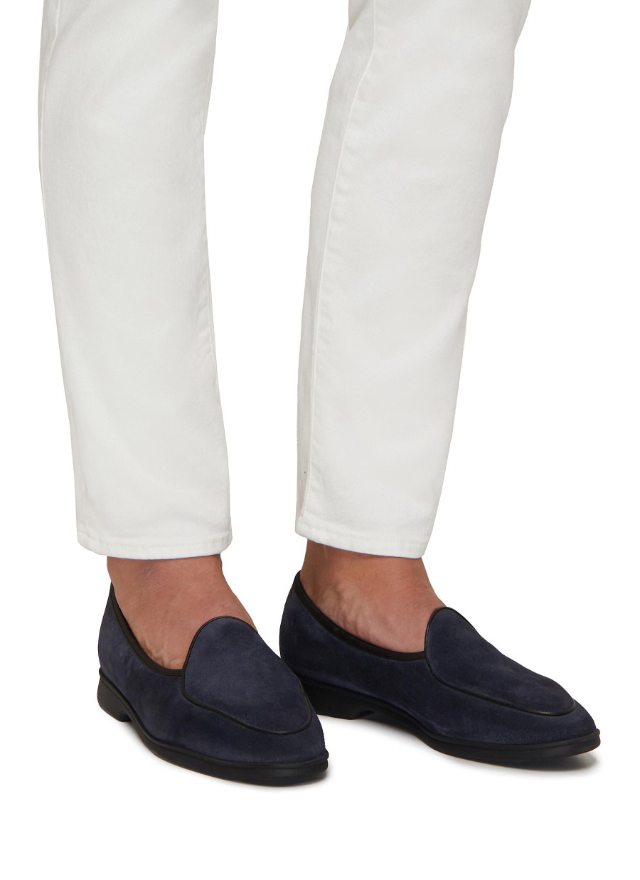 Men BAUDOIN & LANGE Flats | Stride Suede Loafers