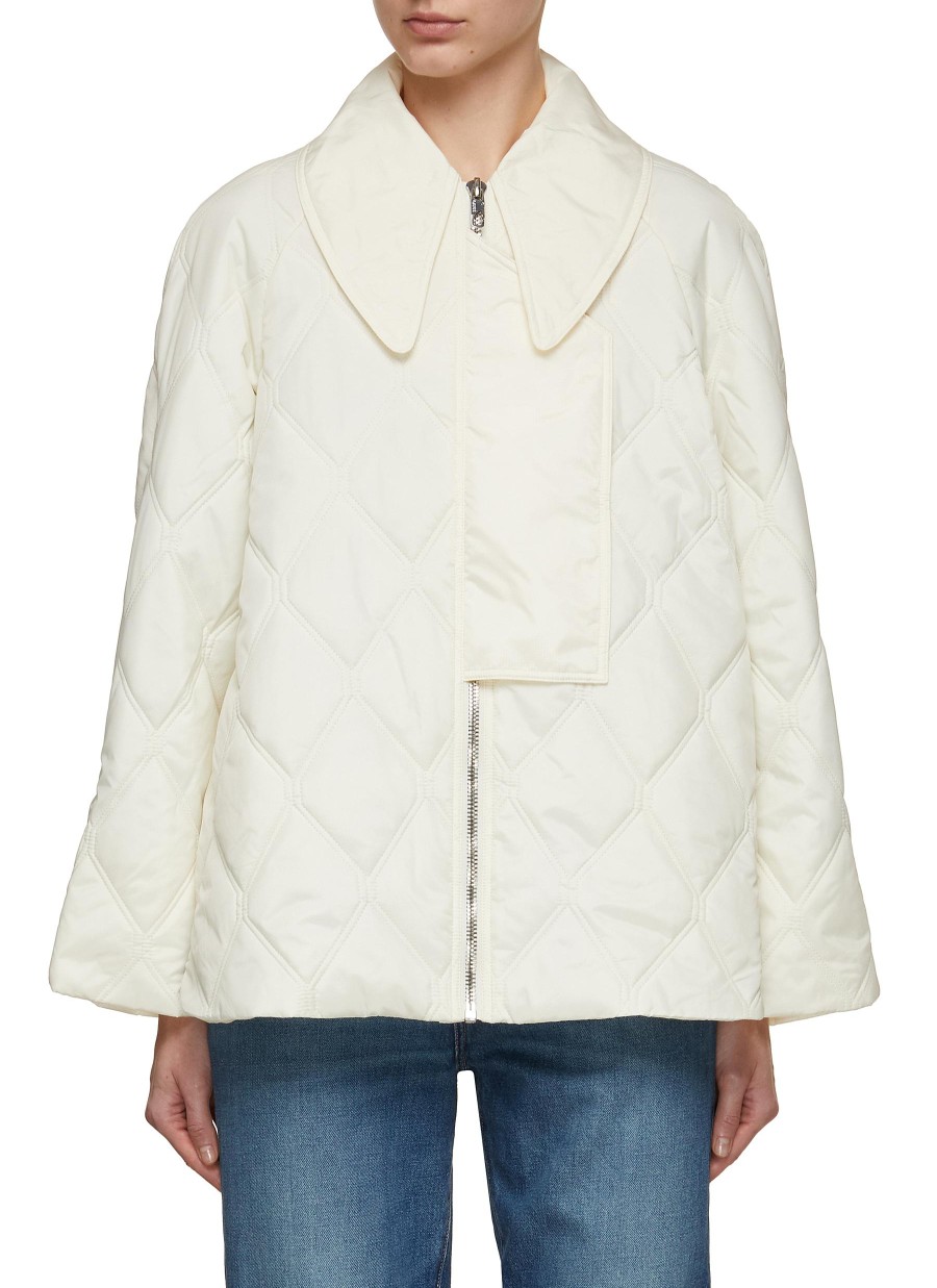 Women GANNI Jackets | Ripstop Quilt Jacket