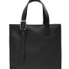 Men LOEWE Tote Bags | Buckled Handle Leather Zipped Tote Bag