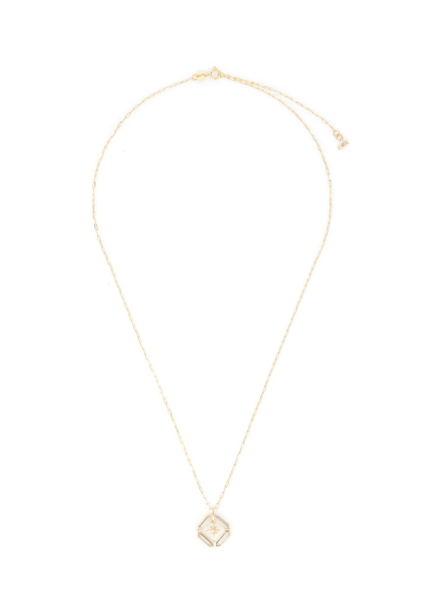 Women MÉTIER BY TOMFOOLERY Fashion Jewellery | Astra Journey 14K Gold Pendant Necklace