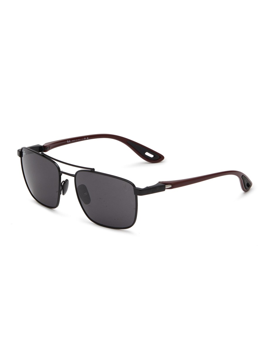 Men RAY BAN Eyewear | X Scuderia Ferrari Metal Square Sunglasses