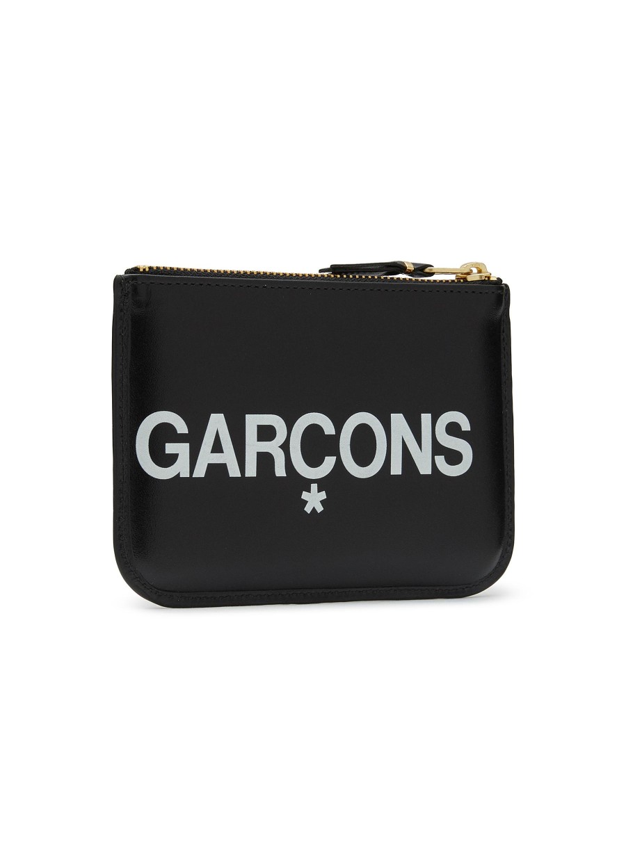 Men COMME DES GARÇONS Small Leather Goods | Logo Zipped Pouch