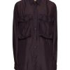 Men DRIES VAN NOTEN Shirts | Oversized Lightweight Silk Shirt