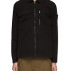 Men STONE ISLAND Shirts | Chest Pocket Zip Up Shirt Jacket