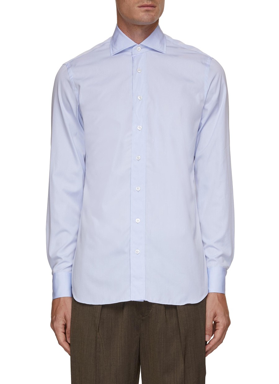 Men LARDINI Shirts | Spread Collar Shirt