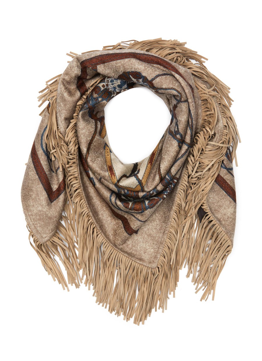 Women COLOMBO Scarves & Wraps | Printed Cashmere Shawl