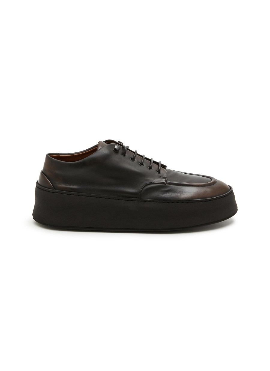 Men MARSÈLL Formal Shoes | Cassapana Leather Platform Derby Shoes