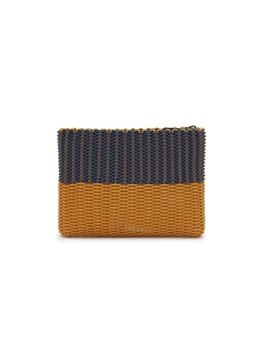 Women PALOROSA Clutch Bags | Small Bicoloured Woven Clutch