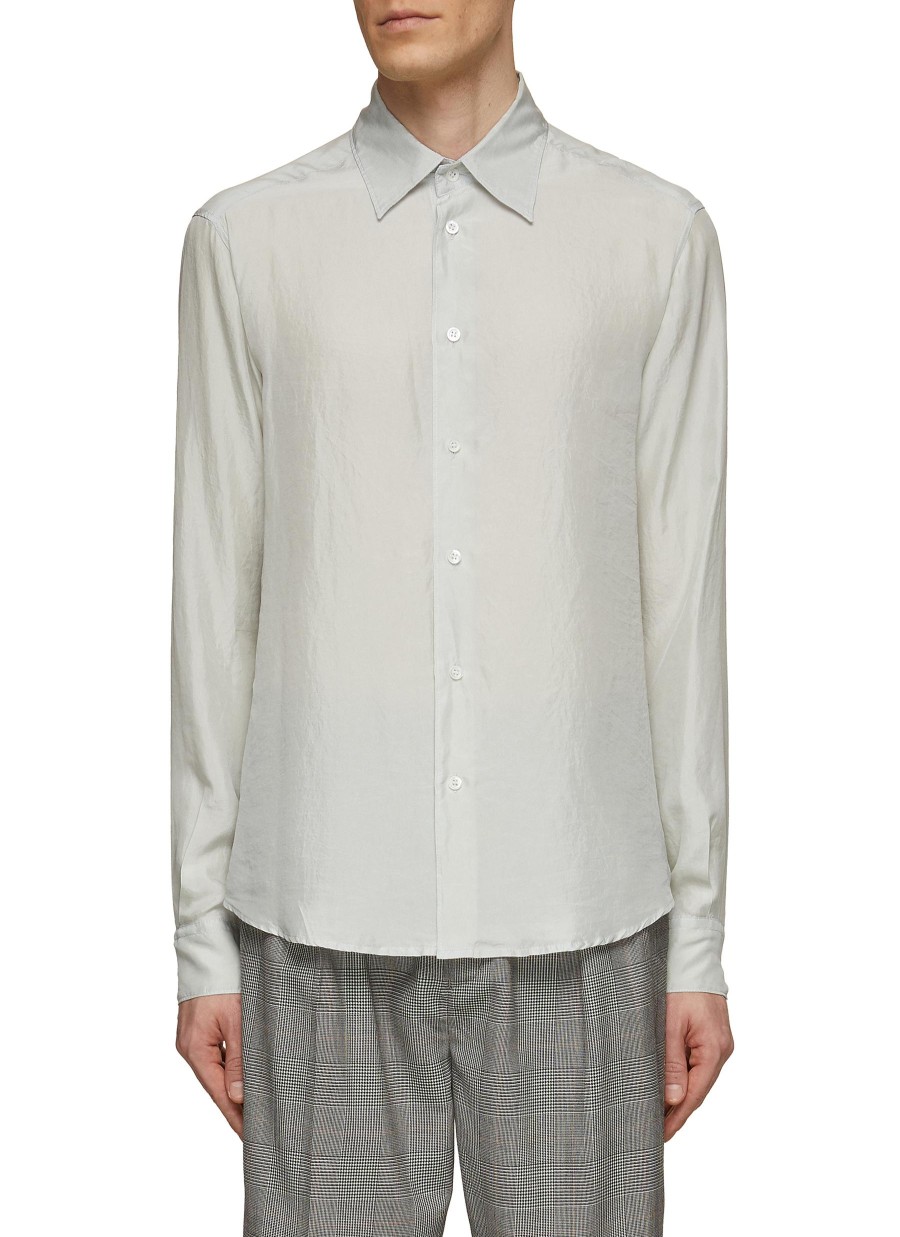 Men BARENA Shirts | Maridola Tentor Silk Shirt