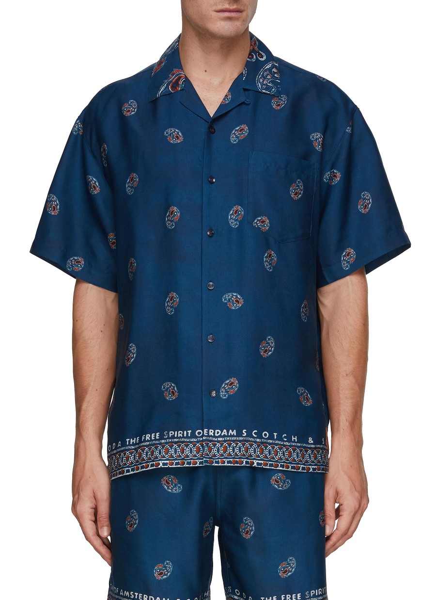 Men SCOTCH & SODA Shirts | Bandana Print Shirt