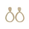 Women LANE CRAWFORD VINTAGE ACCESSORIES Vintage Accessories | Gold Toned Metal Drop Earrings