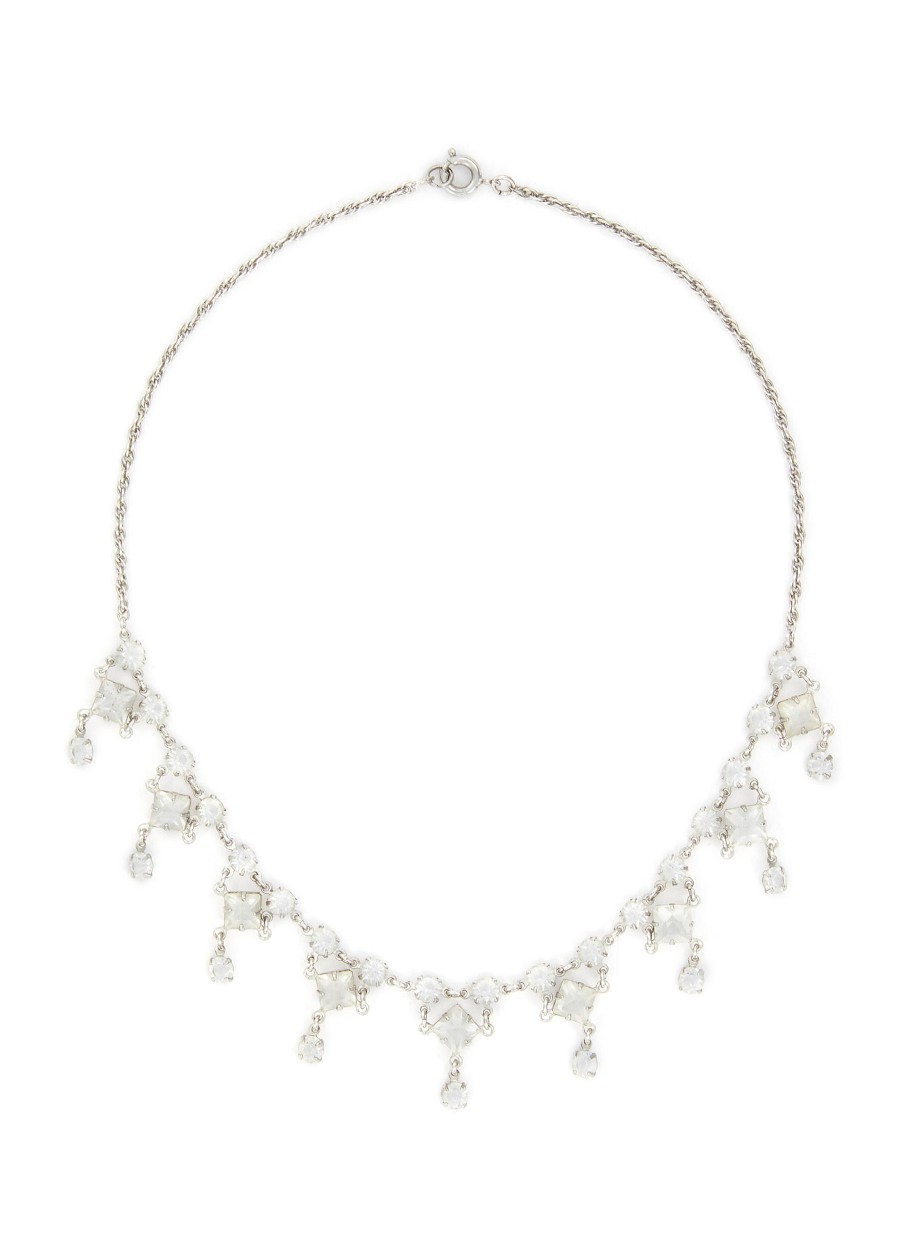 Women LANE CRAWFORD VINTAGE ACCESSORIES Vintage Accessories | Deco Crystal Necklace