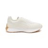 Men ALEXANDER MCQUEEN Sneakers | Sprint' Low Top Lace Up Tonal Cream Runner