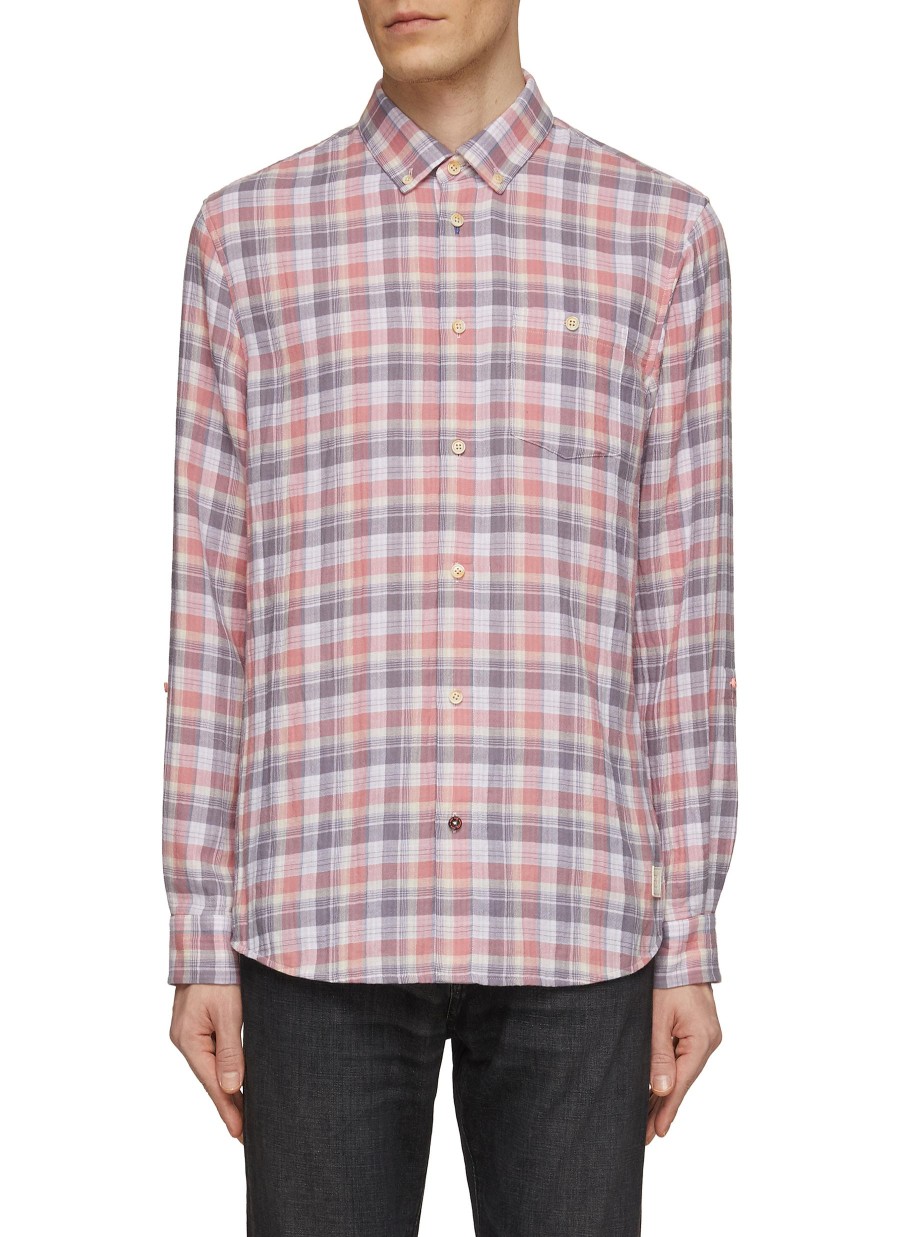 Men SCOTCH & SODA Shirts | Check Button Down Shirt