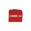 Men COMME DES GARÇONS Small Leather Goods | Logo Zipped Cardholder