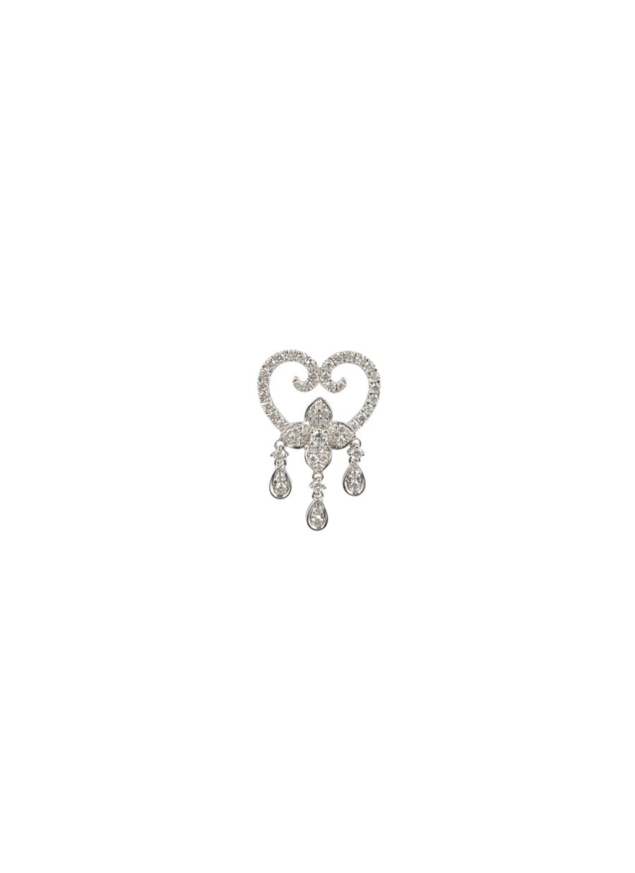 Women LC COLLECTION JEWELLERY Fine Jewellery | 18K White Gold Diamond Pendant