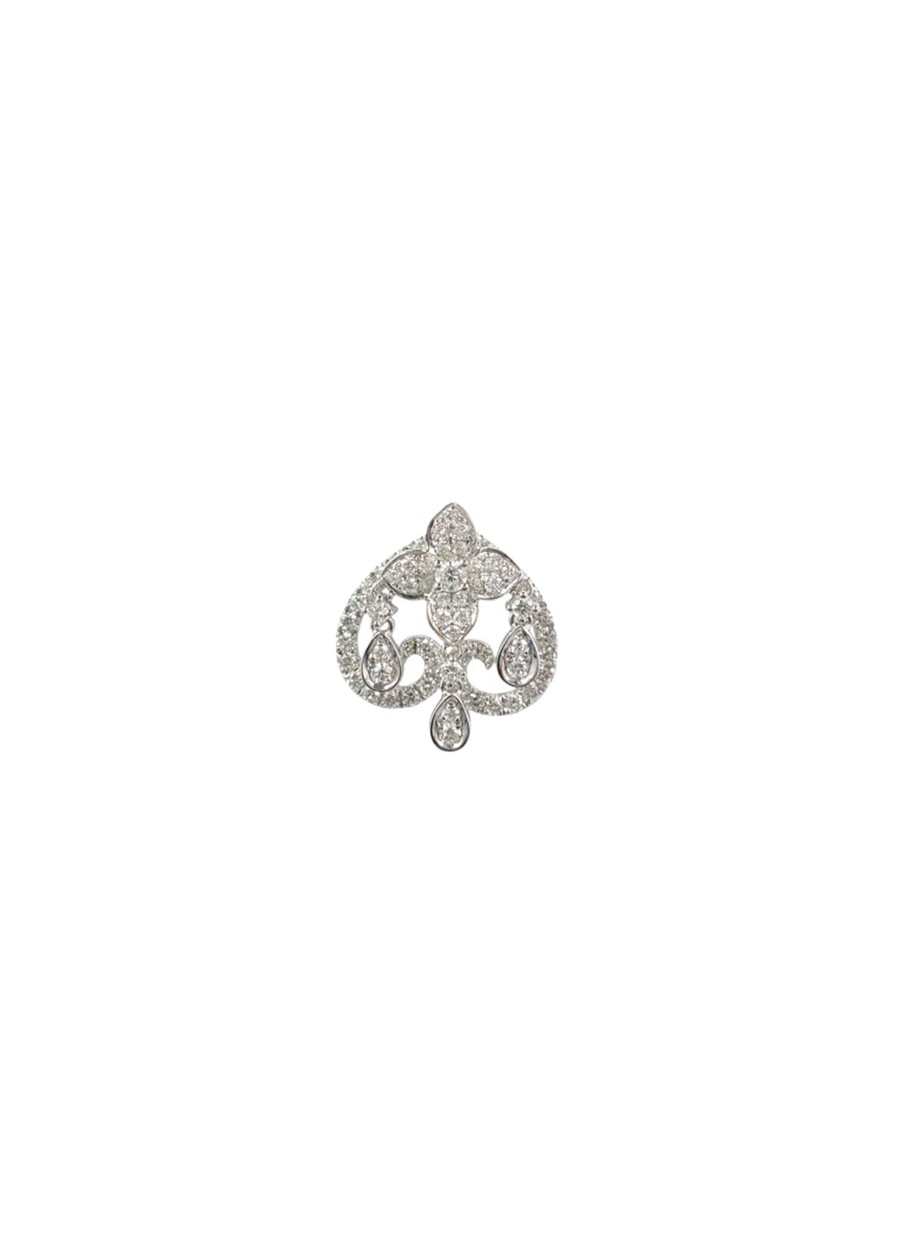 Women LC COLLECTION JEWELLERY Fine Jewellery | 18K White Gold Diamond Pendant