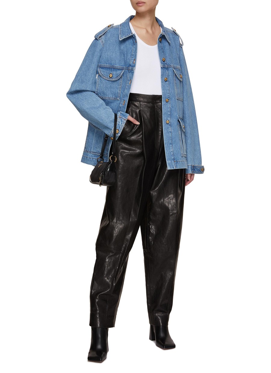 Women BLAZÉ MILANO Jackets | Nariida Maya Denim Sahariana Jacket